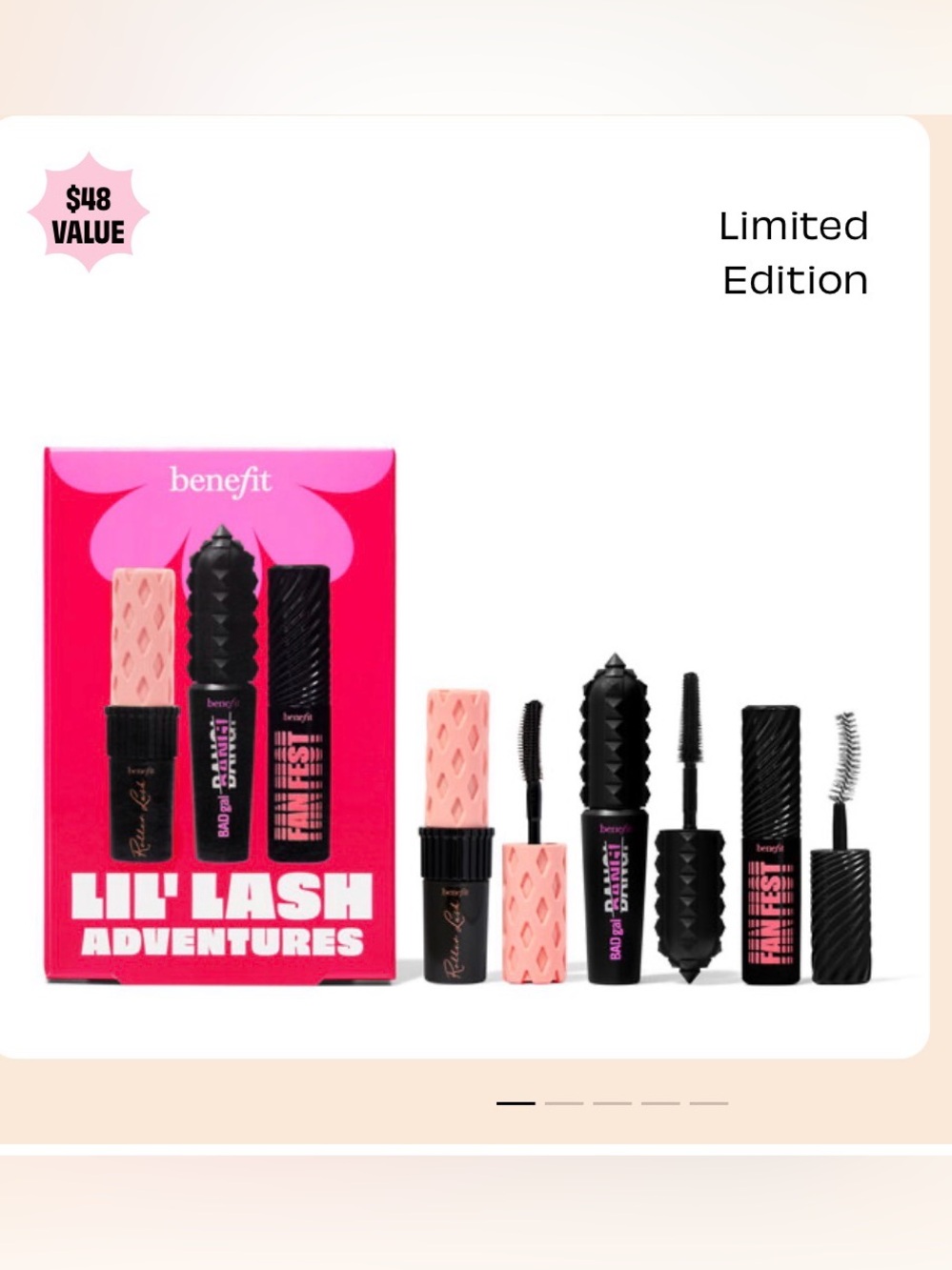 NEW Benefit Lil’ Lash Adventures Mini Mascara Trio